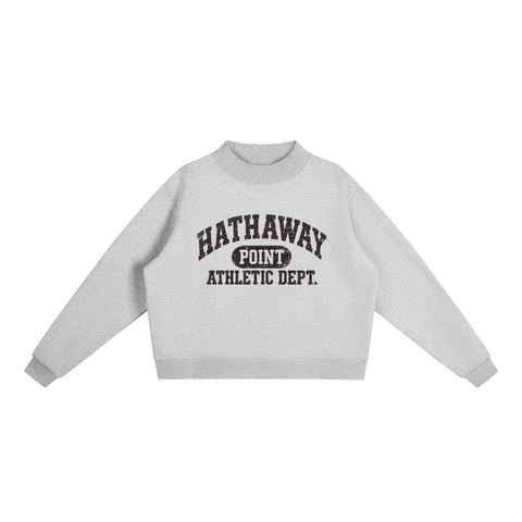 Hathaway Point Athletic Dept. Mock-Neck Sweatshirt