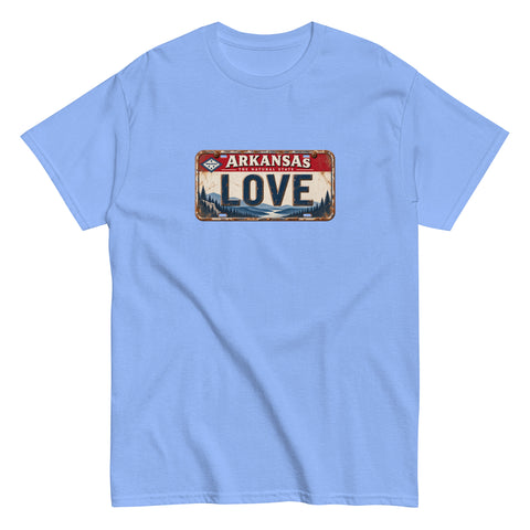 Love Arkansas License Plate T-Shirt