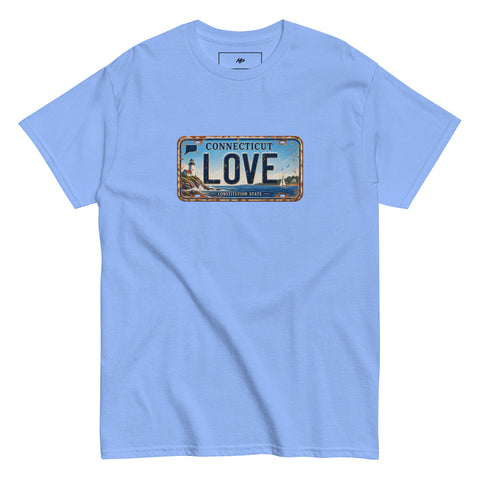 Love Connecticut License Plate T-Shirt
