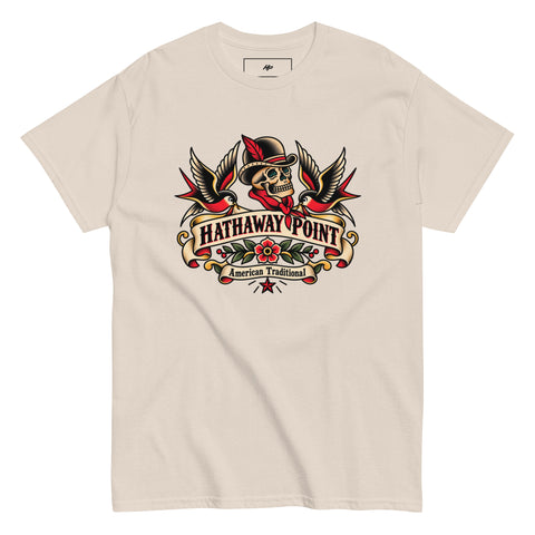 American Traditional Two Birds One Skull T-Shirt