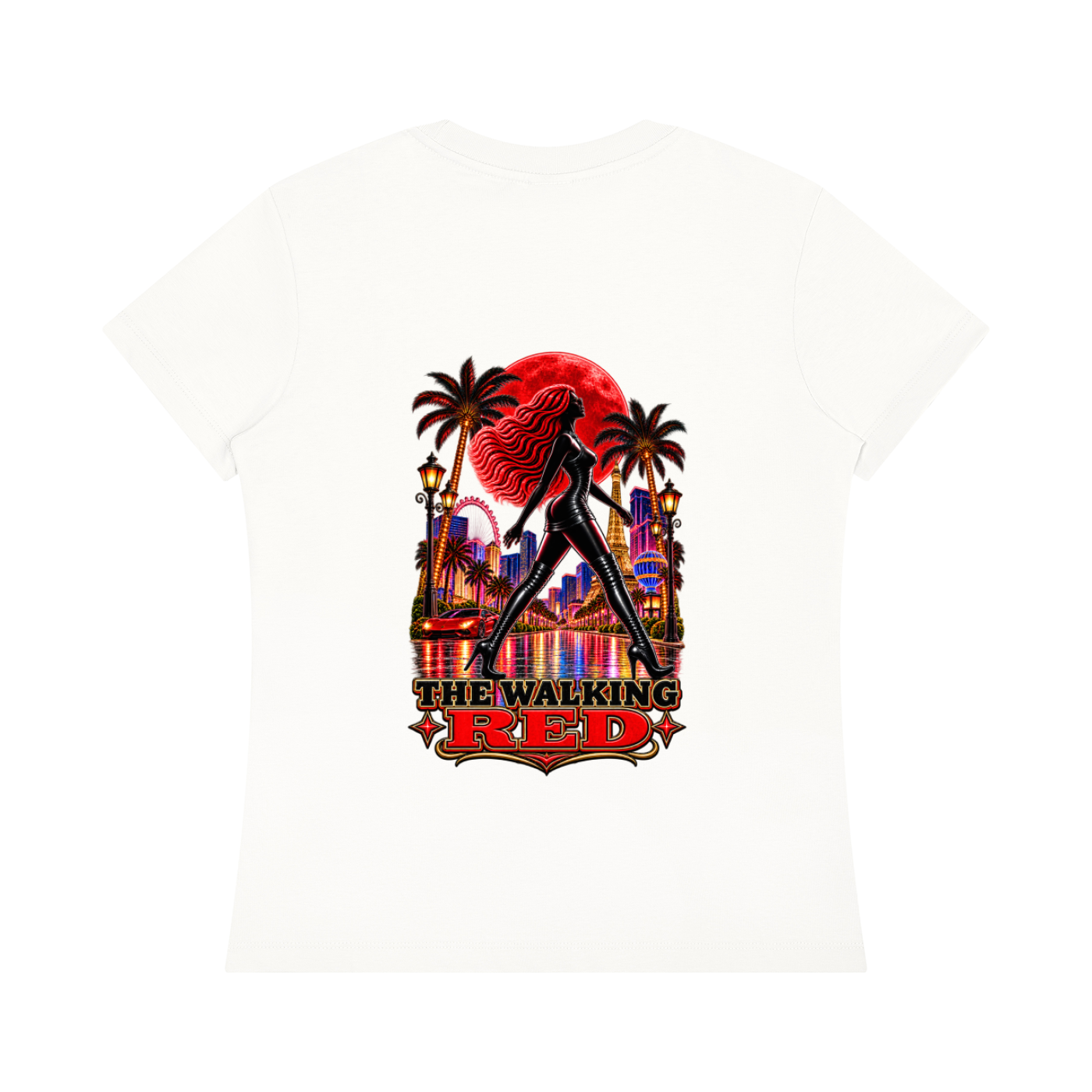 The Walking Red Vegas Women's Crewneck T-Shirt