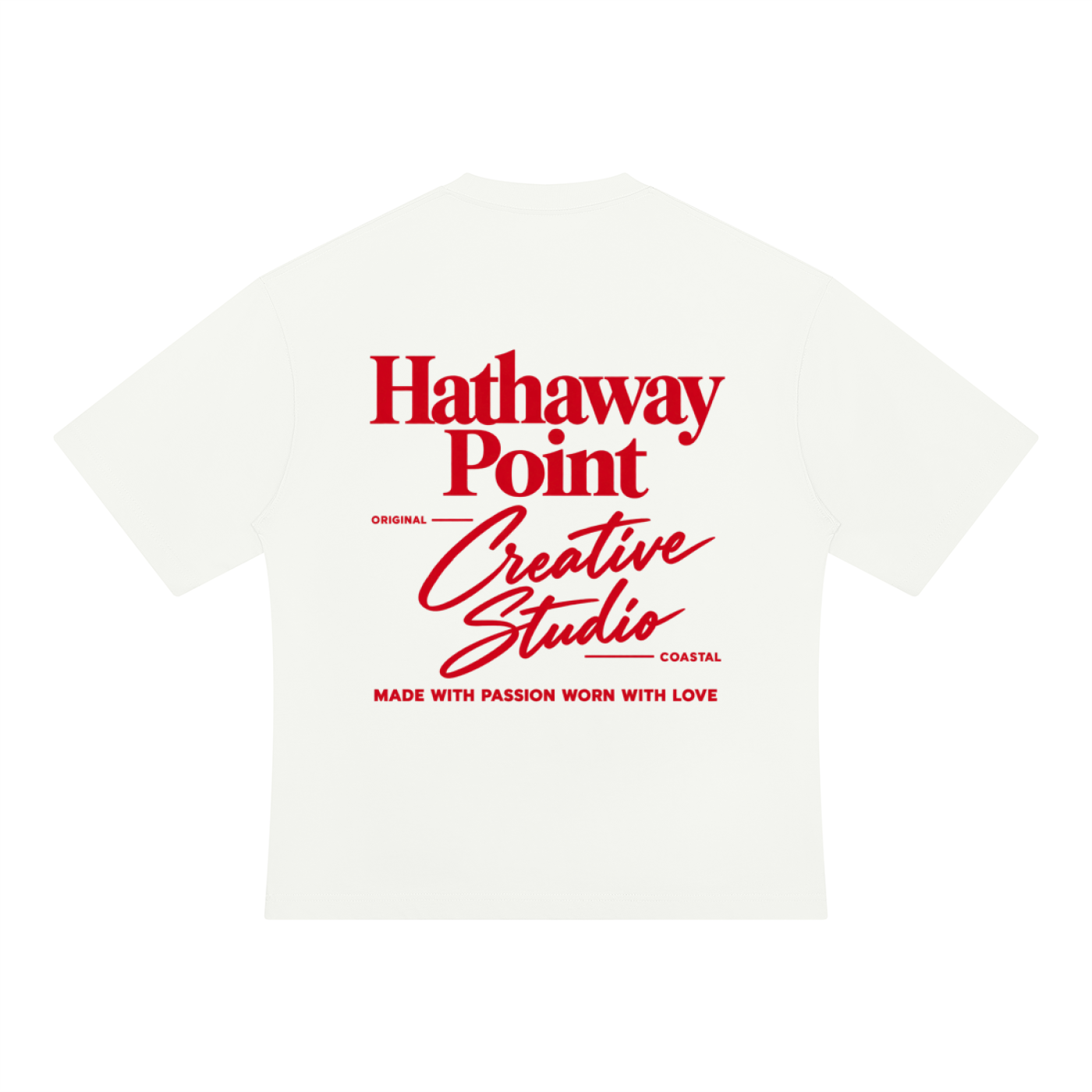 Signature Series Creative Studio Red Oversized T-Shirt