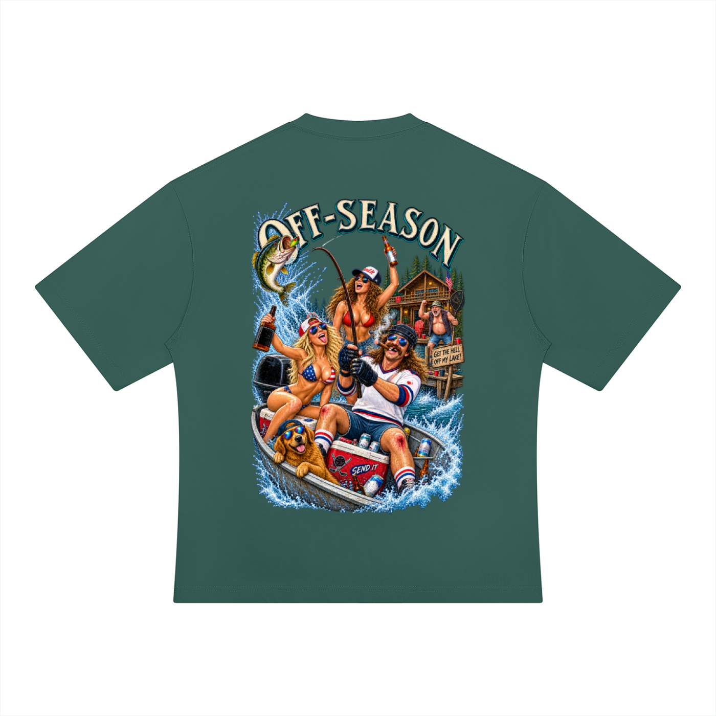 Off-Season Hockey Fishing T-Shirt