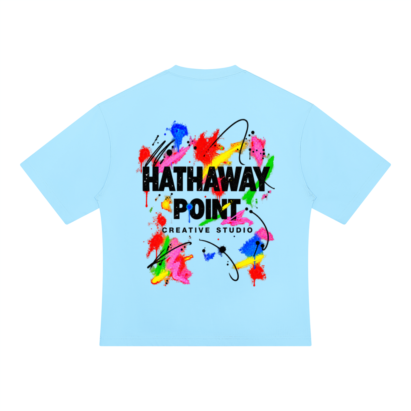 Signature Series Paint Splatter Oversized T-Shirt