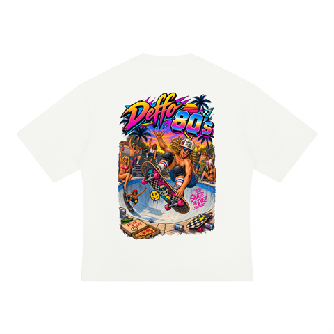 Deffo 80's Skate Or Die Oversized T-Shirt