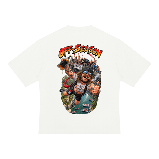 Off-Season Hockey Bungee Jumping Oversized T-Shirt