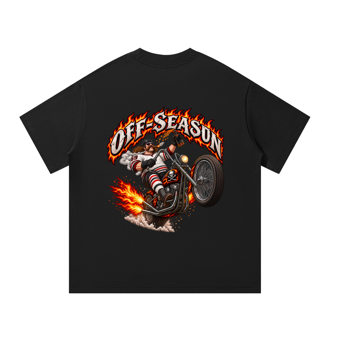 Off-Season Hockey Chopper Oversized T-Shirt