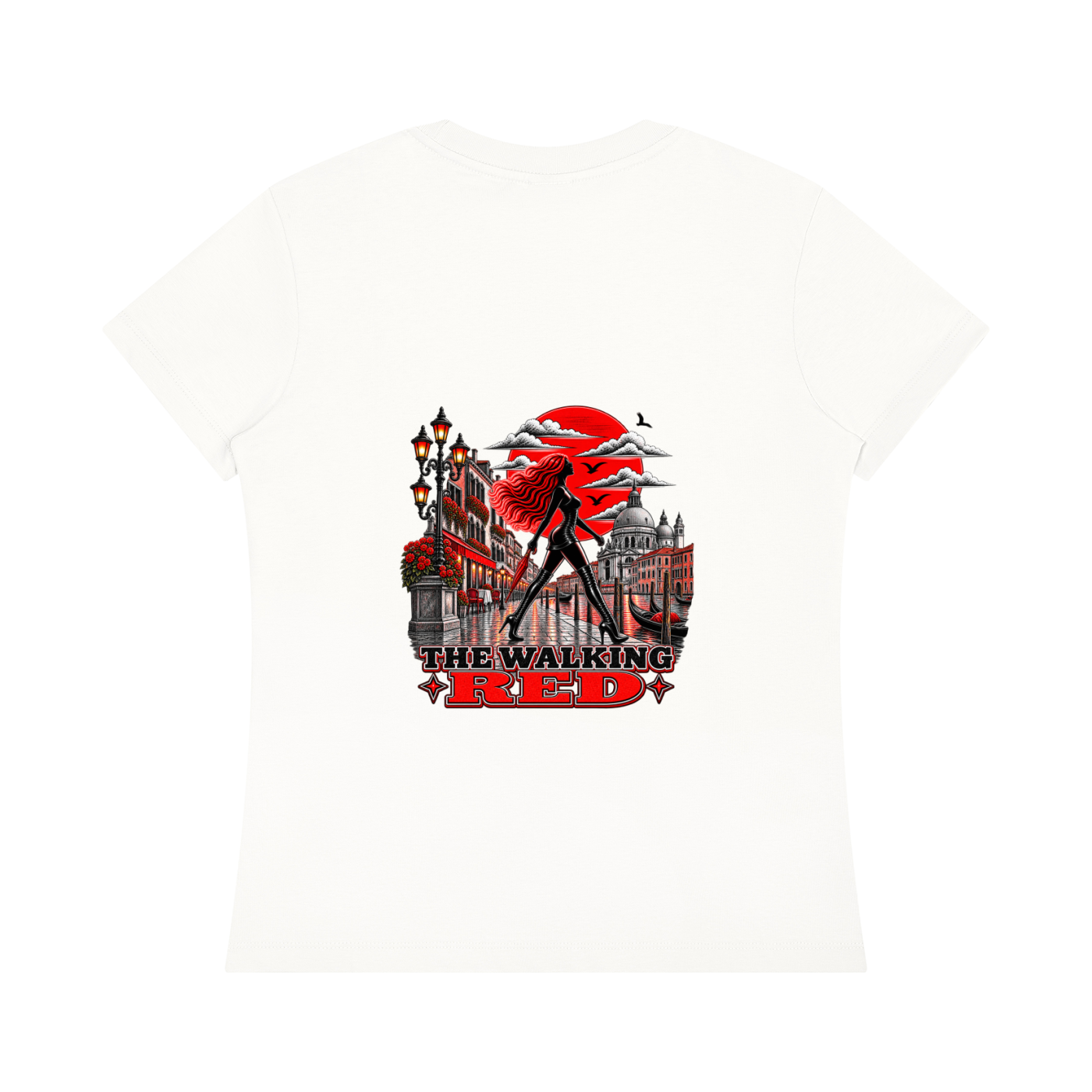 The Walking Red Venice Women's Crewneck T-Shirt