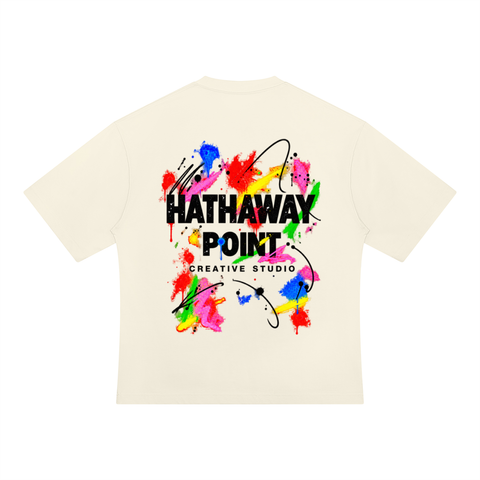 Signature Series Paint Splatter Oversized T-Shirt