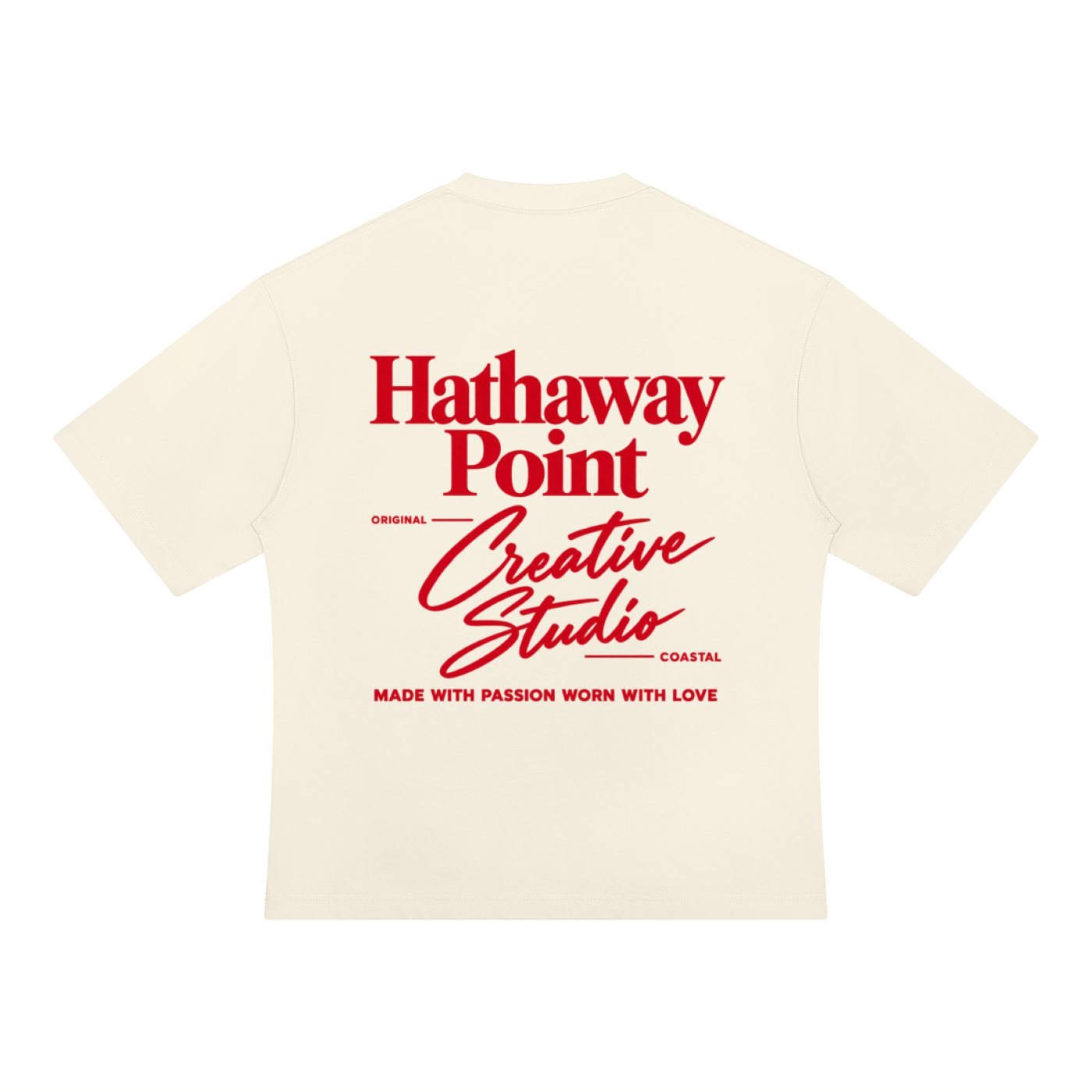 Signature Series Creative Studio Red Oversized T-Shirt