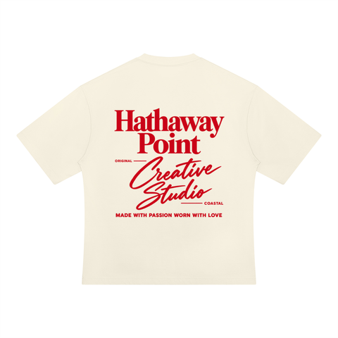 Signature Series Creative Studio Red Oversized T-Shirt