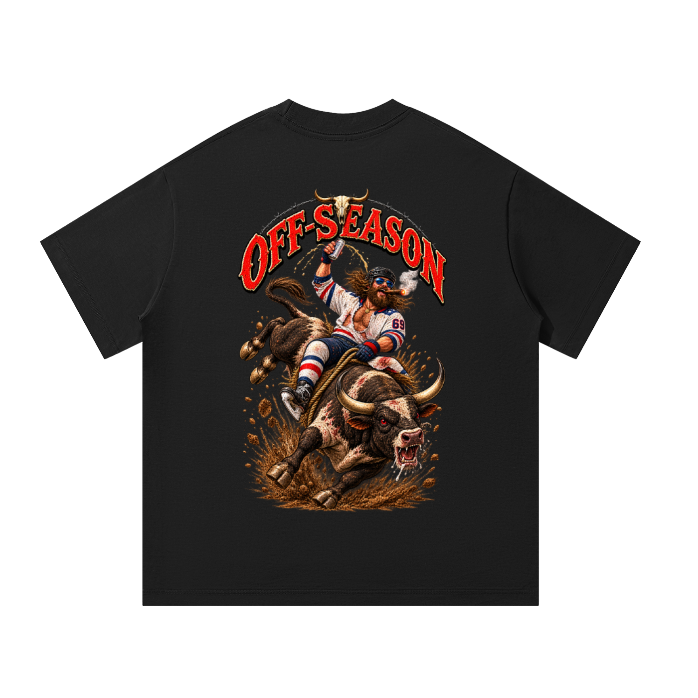 Off-Season Hockey Rodeo Oversized T-Shirt