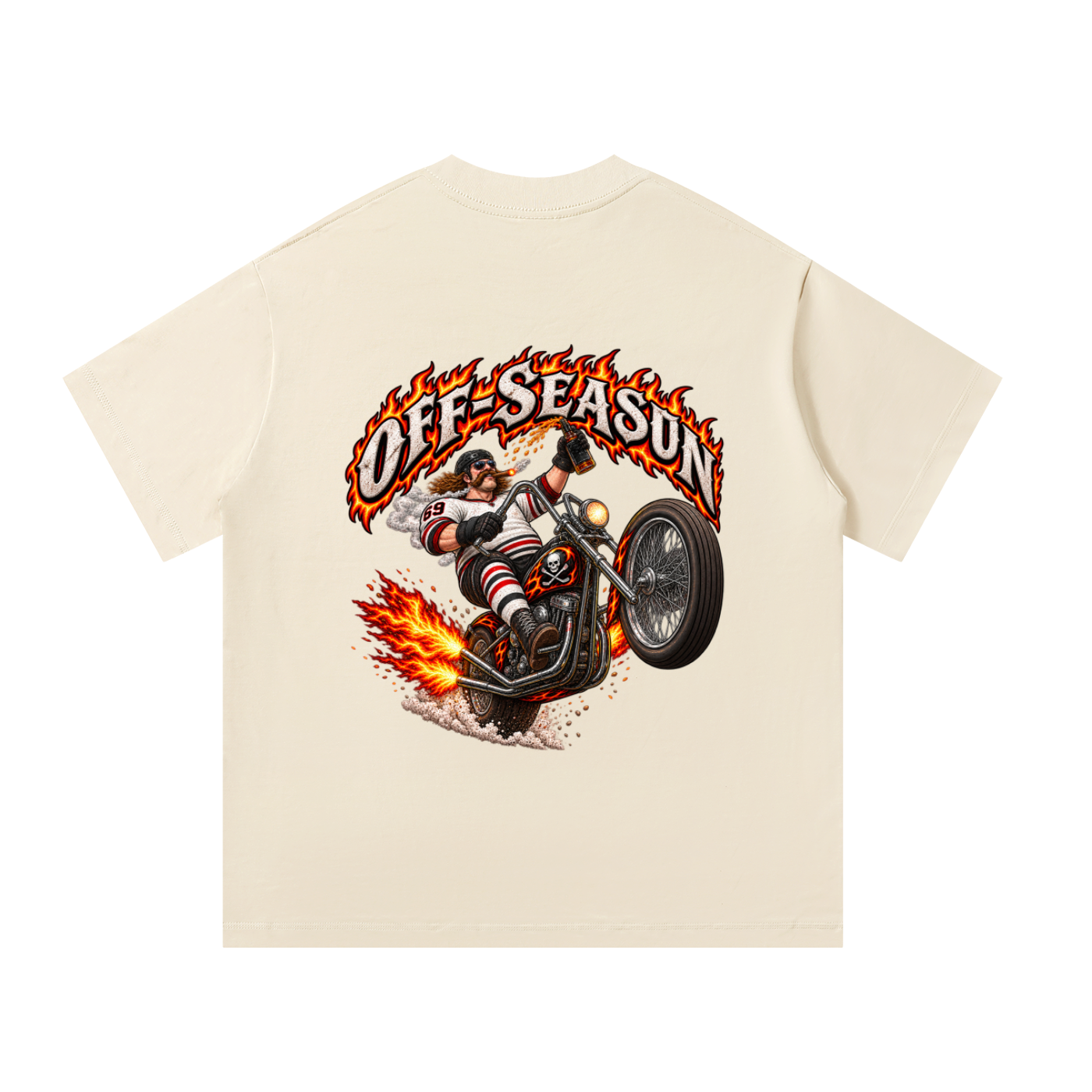 Off-Season Hockey Chopper Oversized T-Shirt