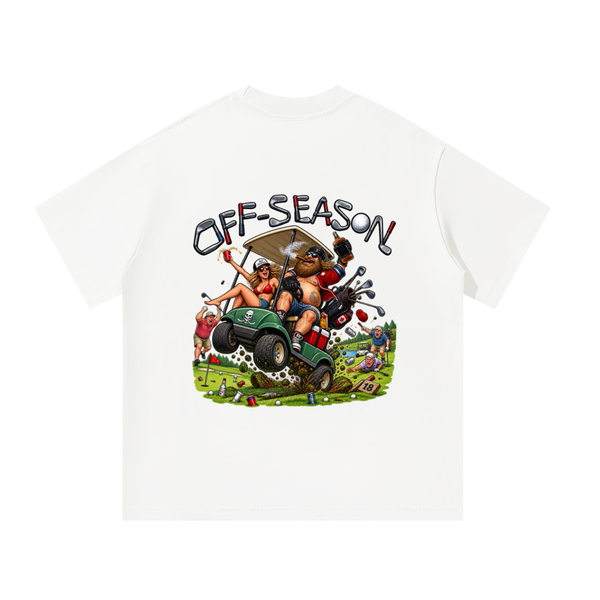Off-Season Hockey Golf Cart Oversized T-Shirt