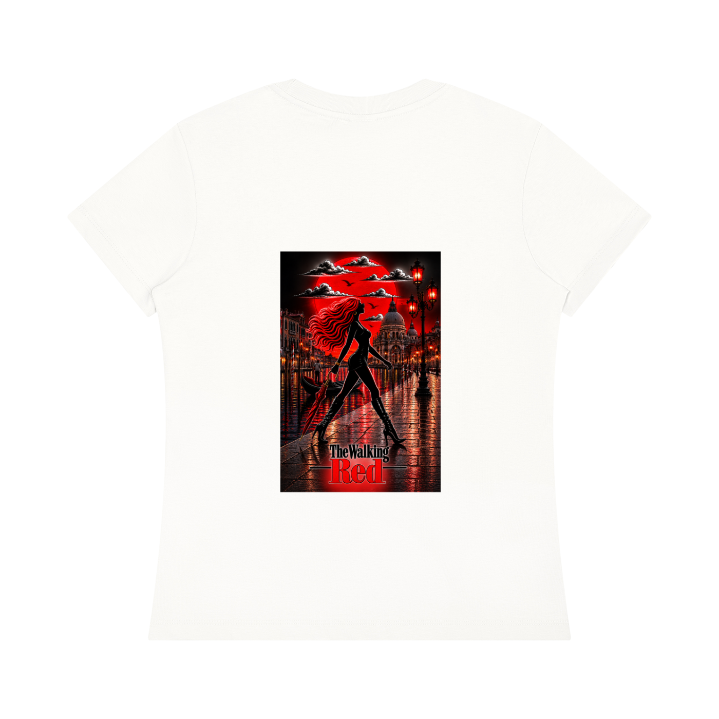 The Walking Red Venice Women's Crewneck T-Shirt