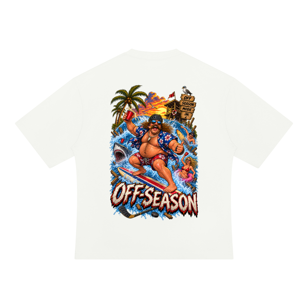 Off-Season Hockey Surfing Oversized T-Shirt