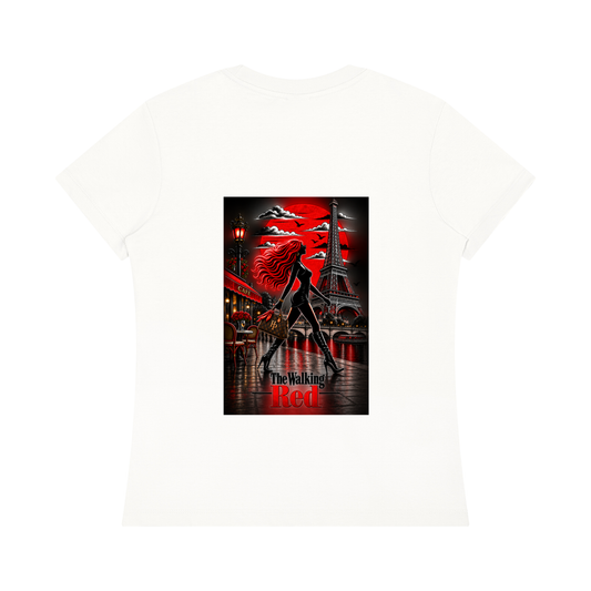 The Walking Red Paris Women's Crewneck T-Shirt