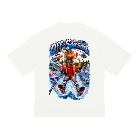 Off-Season Hockey Waterskiing Oversized T-Shirt