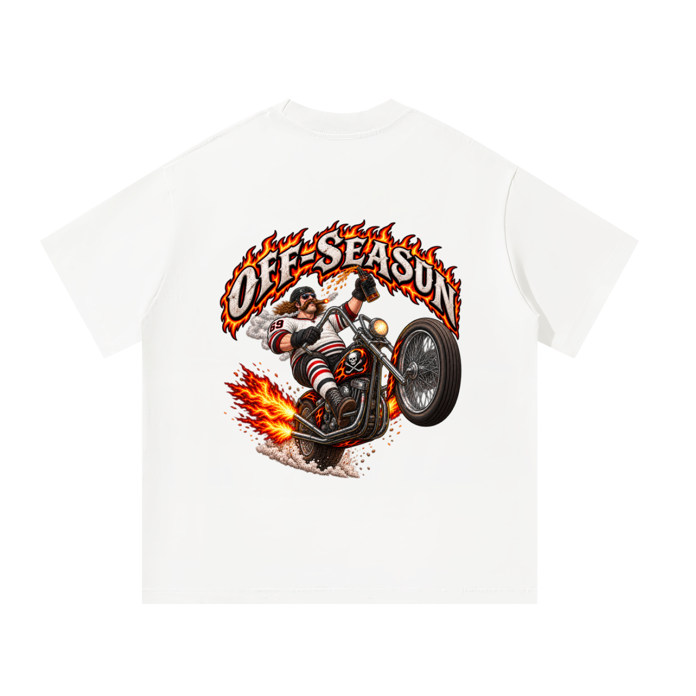 Off-Season Hockey Chopper Oversized T-Shirt