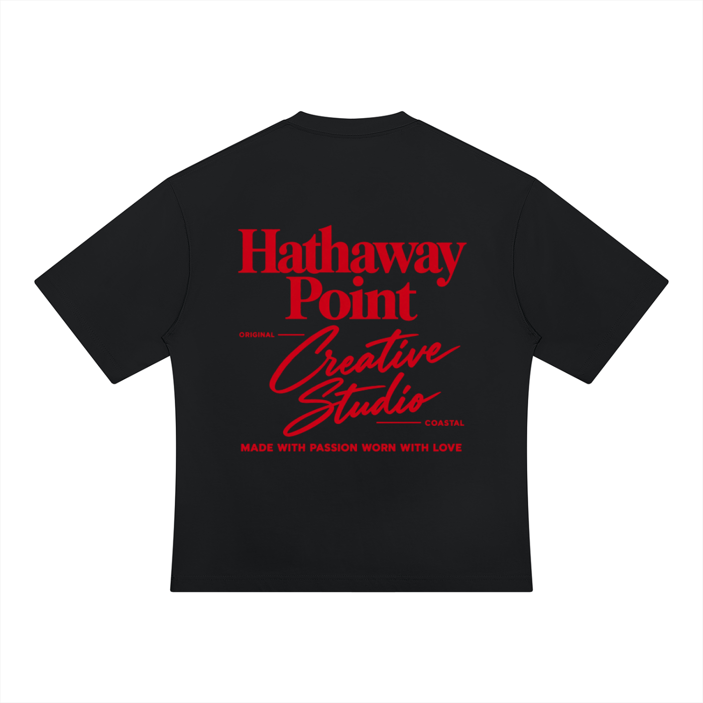 Signature Series Creative Studio Red Oversized T-Shirt