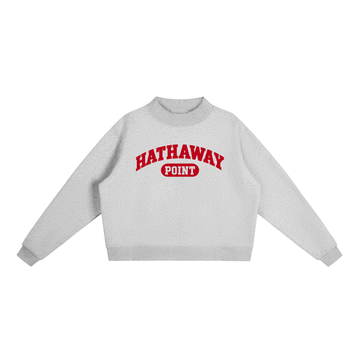 Women's Hathaway Point Mock-Neck Sweatshirt Crimson
