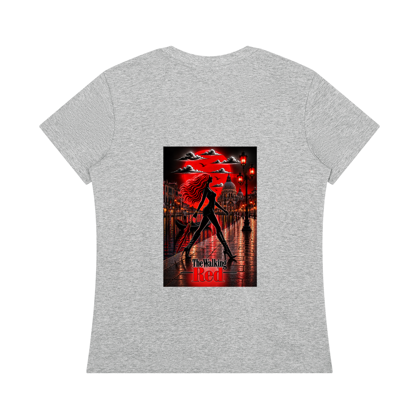 The Walking Red Venice Women's Crewneck T-Shirt