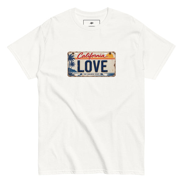 Love California License Plate T-Shirt